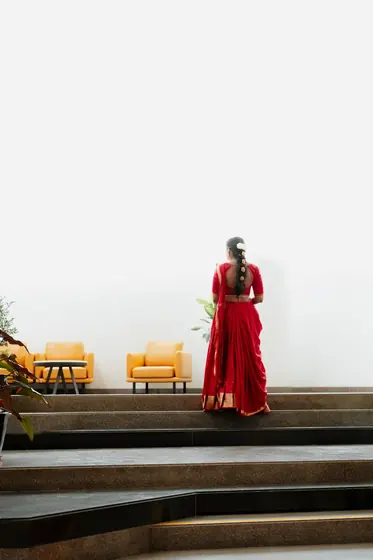 The far end of the room — Likitha & Arun, Shivamogga