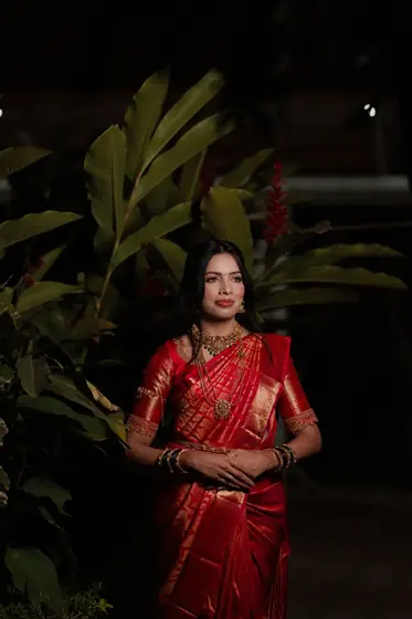 In the foliage — Arjith & Vani, Hubballi